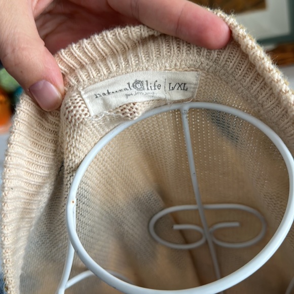 Natural Life Oversized Tie Dye Pullover Sweater Large/XLarge Casual Hippie - Picture 3 of 5